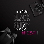 Black Friday Sales up to -40% off