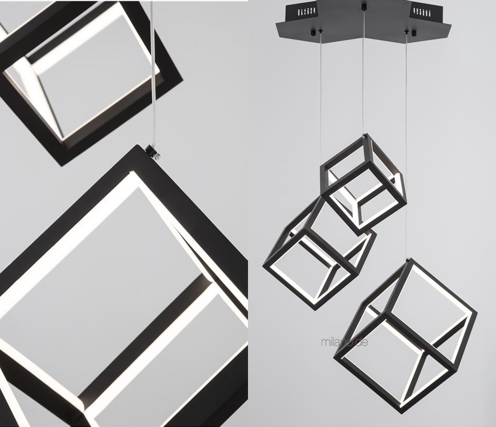 Cube pendant lamp